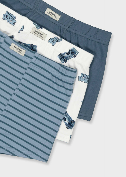 Set of 3 boys' boxer shorts