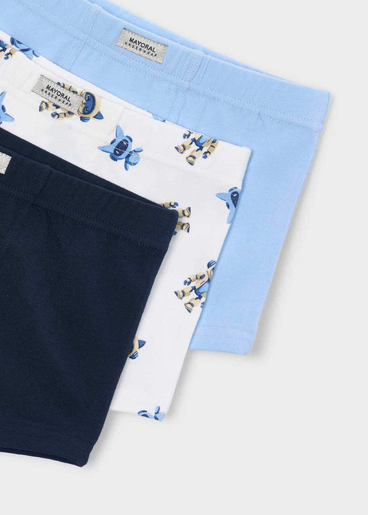 Set of 3 boys' boxer shorts