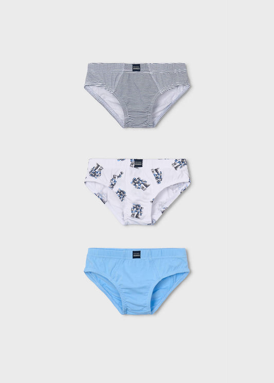 Set of 3 boys' briefs