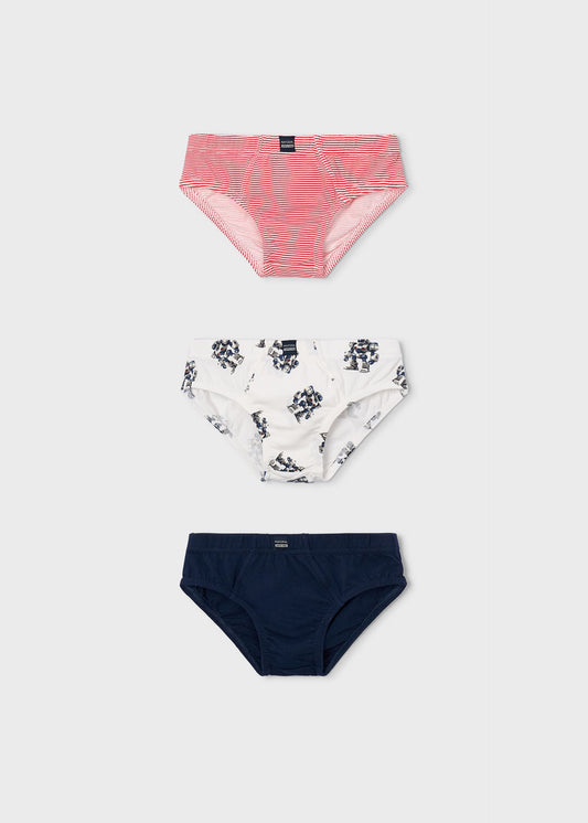 Set of 3 boys' briefs
