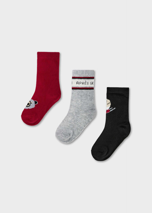 Set of 3 boys' socks