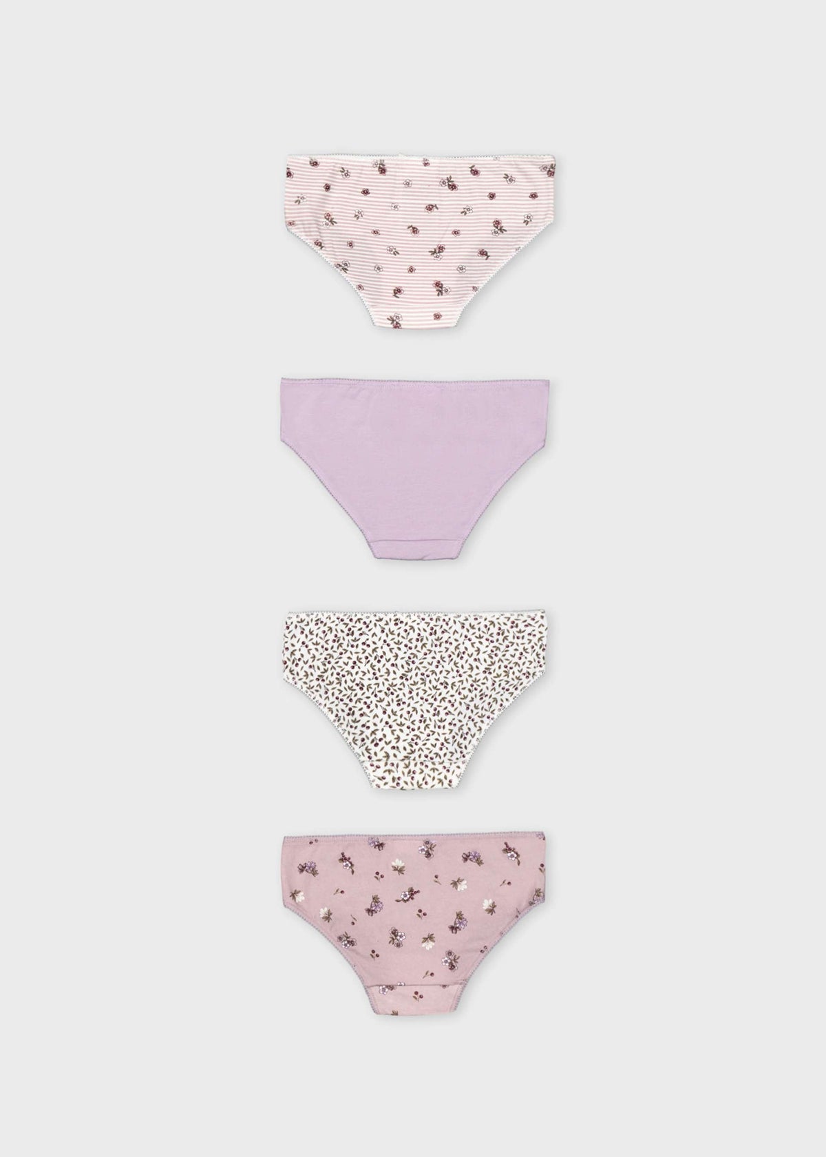 Set of 4 girls' knickers