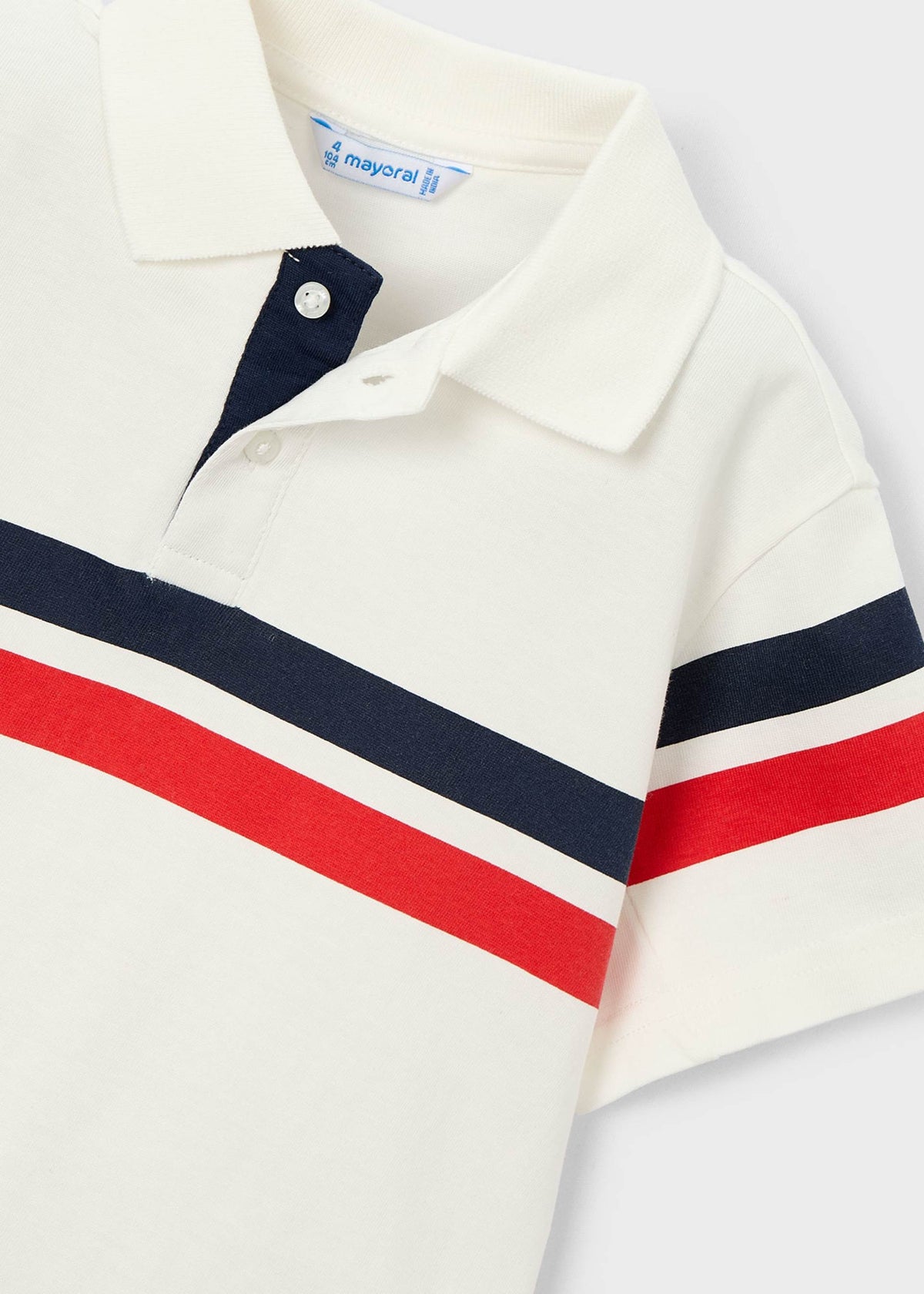Striped polo shirt boy