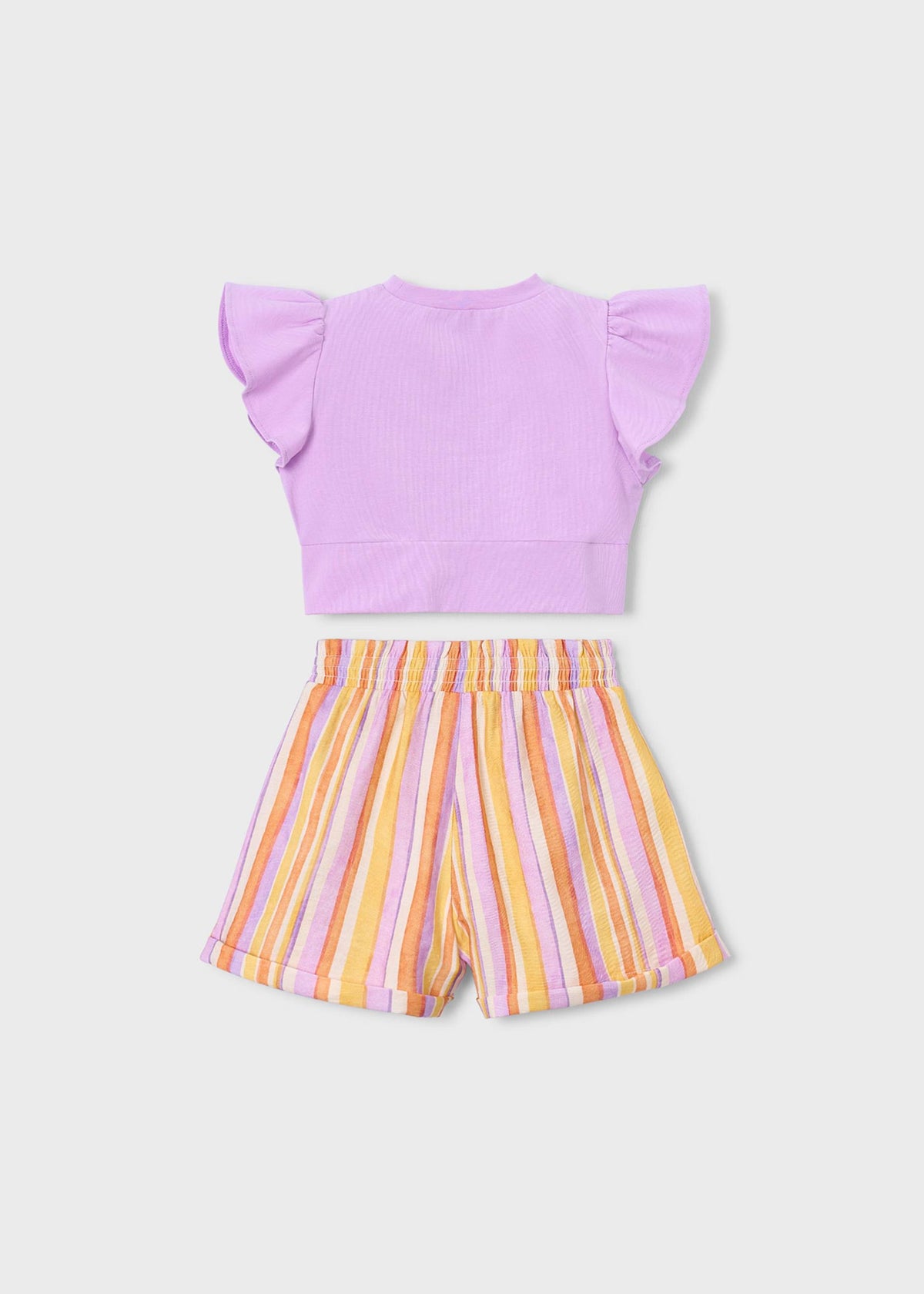 Striped short set girl
