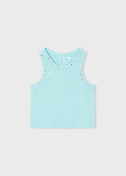Studded t-shirt girl