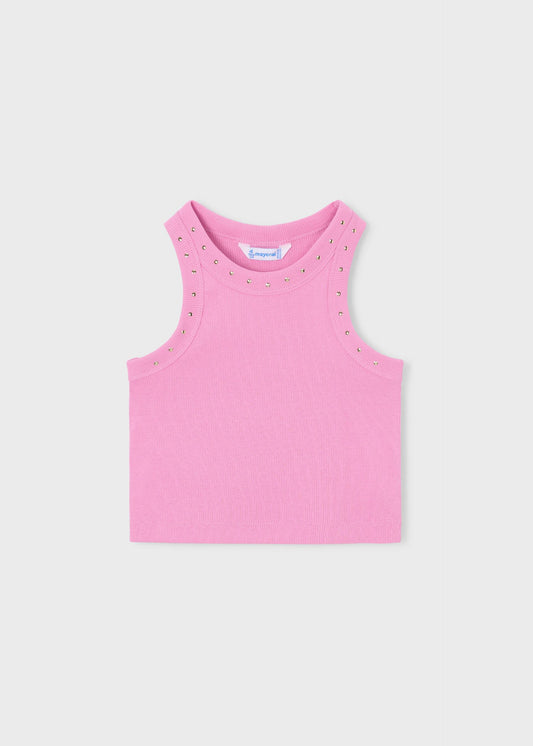 Studded t-shirt girl