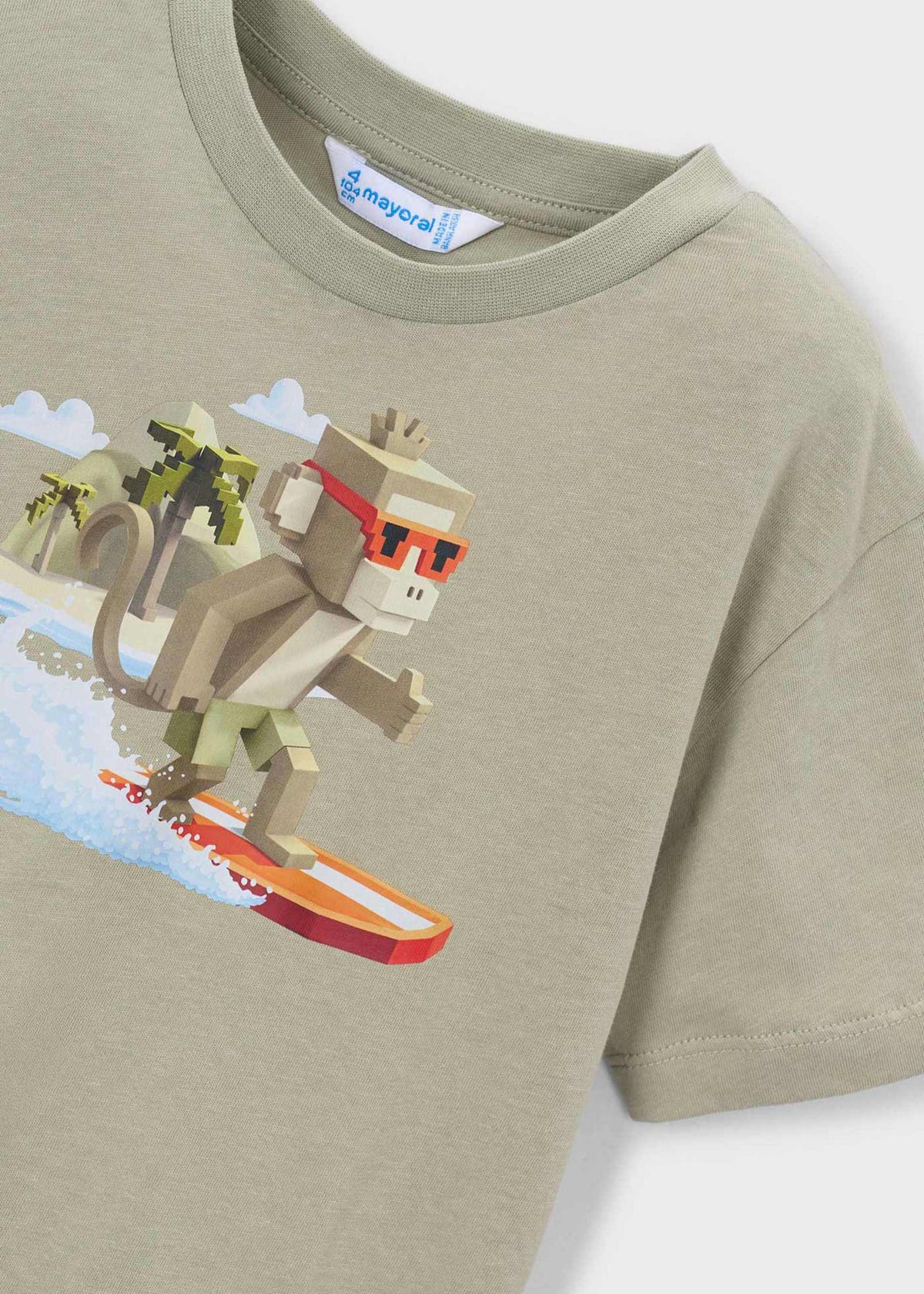 Surf print t-shirt boy