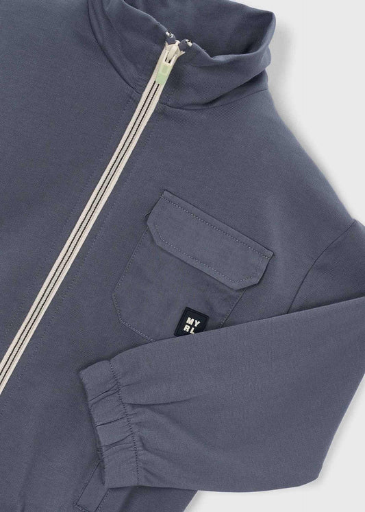 Jungen-Sweatjacke mit Reißverschluss